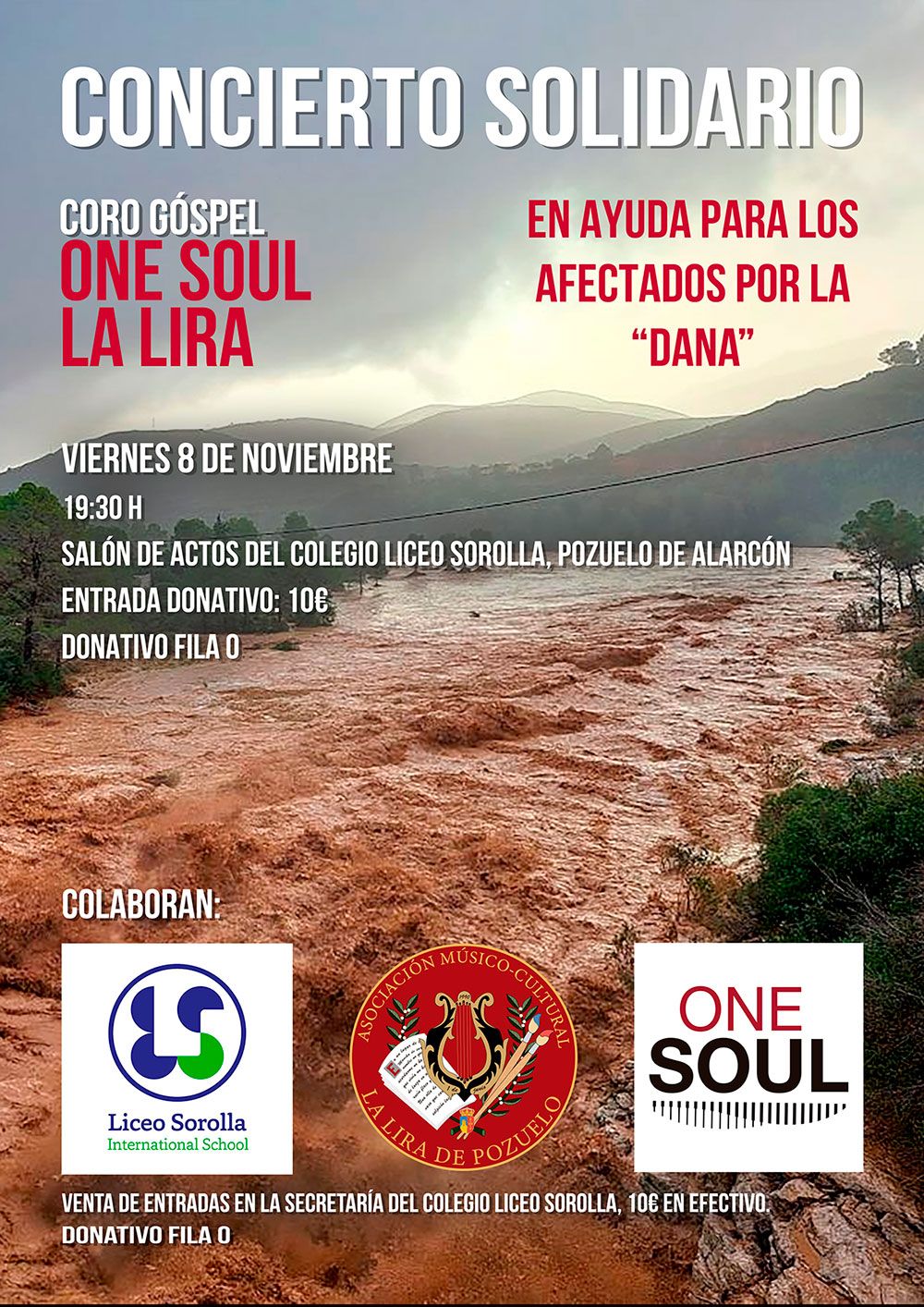  Concierto en ayuda por el desastre de la Dana en Valencia