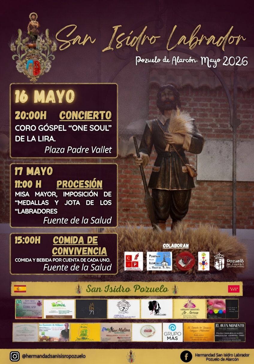 Concierto Coro Góspel One Soul de La Lira | San Isidro 2026 en Pozuelo de Alarcón Concierto Coro Góspel One Soul de La Lira